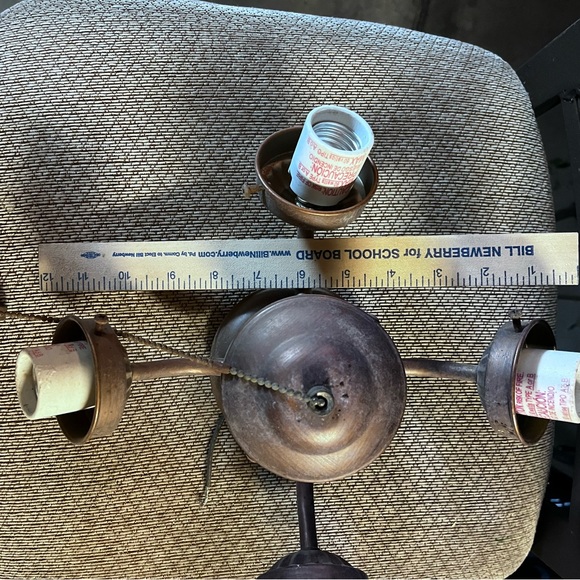 PM020923 Vintage Light Kit Base For Ceiling Fan - Picture 5 of 5